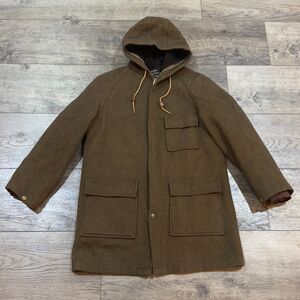 Vintage 1960s Styled for Students by Sears Lined Hooded Jacket Men's Size Small